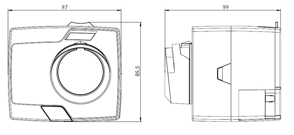 Siłownik elektryczny ARM 323 ProClick, 3-punktowy, 60 s, 6 Nm