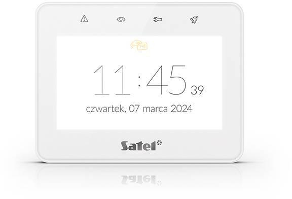 SATEL 4.3" touch screen keypad INT-TSG2R-W white