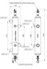Hydraulikkupplung BLH 801, 4x GW G 1 Zoll, 4x GW G 1/2 Zoll, Wärmedämmung, automatischer Entlüfter, Ablassventil, Thermometer
