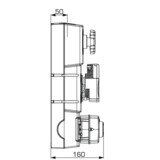 Gruppo pompa con valvola miscelatrice e attuatore ESBE GRA211 ARA661 VRG432-25-WILO
