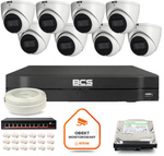 BCS Line IP Surveillance Kit 8x Camera BCS-L-EIP14FSR3-AI1 DVR with 1TB drive