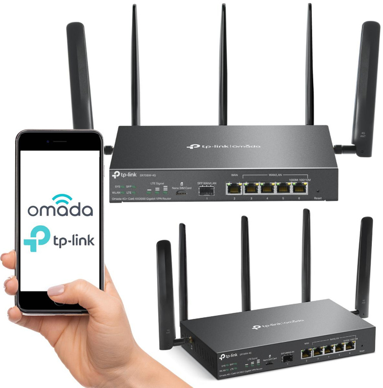 TP-LINK 4G LTE Cat6 ROUTER Omada AX3000 (ER706W-4G)