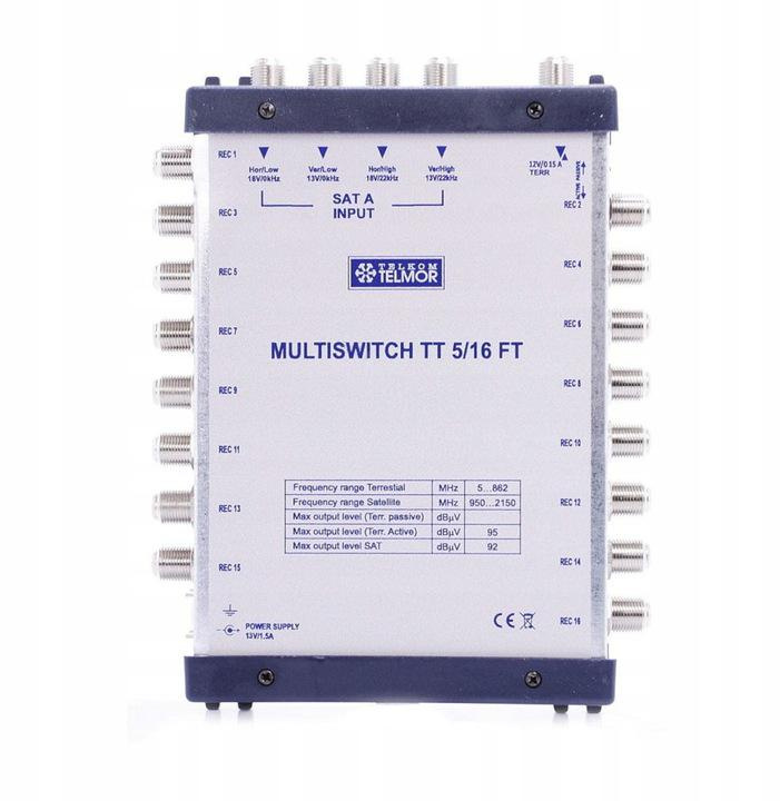 Multiswitch TT 5/16 Telmor - Terminal