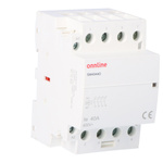 Modular contactor 4NO contacts I=40A coil voltage U=230V AC 3 modules ONNLINE SM40A4O