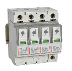 Scaricatore di sovratensione tipo 1 e 2 12,5 kA 60 kA quadripolare