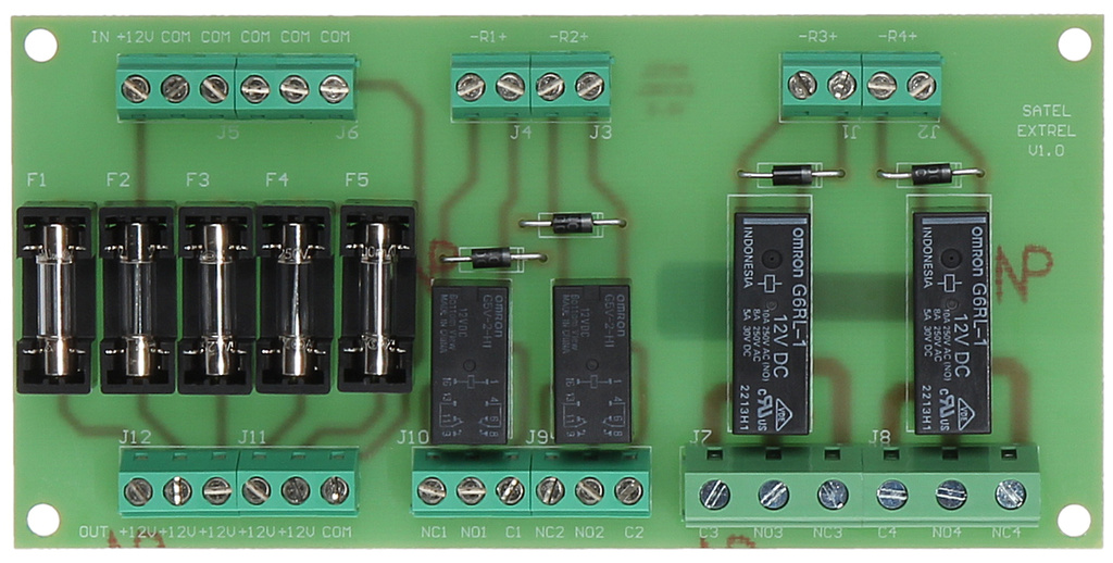 Modulo relè MP-1 per il controllo di apparecchiature elettriche