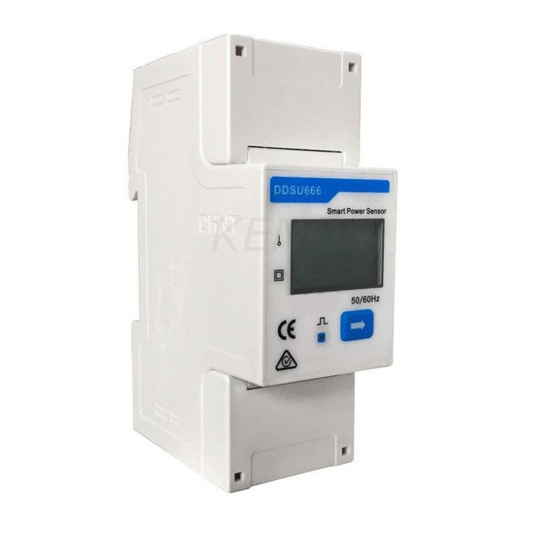 Bidirectional single-phase energy meter for FoxESS DDSU666 inverters, with RS485 and Modbus