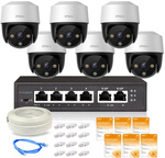 Jeu de six caméras IP Imou Cruiser 4MP POE avec service cloud Imou Protect Basic