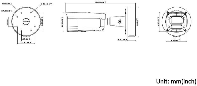 Hikvision IP camera DS-2CD2686G2H-IZS2U/SL(2.8-12mm)/eF