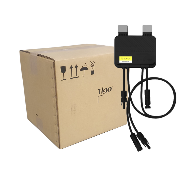 Lot de 20x optimiseurs de puissance jusqu'à 700W 15A TIGO TS4-A-O MC4/EVO2 Compatible (carton)