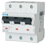 Interruptor automático de sobreintensidad 25 kA En 80 A características C tripolar AZ AZ-3-C80
