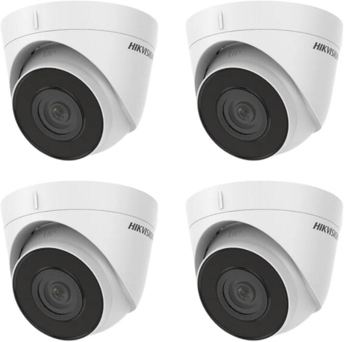 HIKVISION IP CAMERA DS-2CD1341G0-I/PL 2,8 mm Confezione da 4 pezzi.