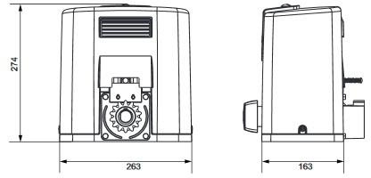 Somfy Elixo 500 3S io EE pack (1216507) for sliding gates