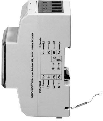 OR-WE-520 ORNO 3-Phasen Stromzähler, 80A, MID, 3 Module, DIN TH-35mm