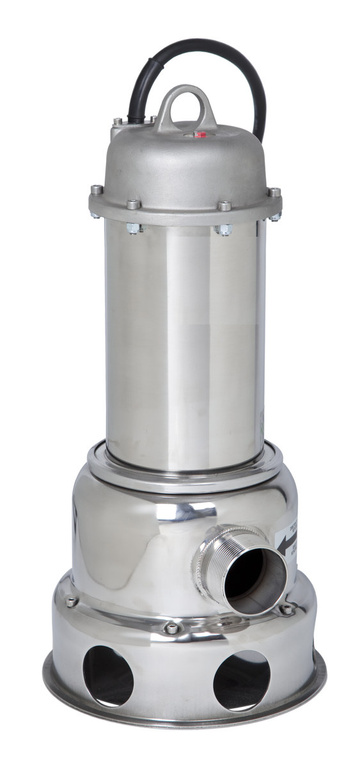 Priox 800/18T (400V) - dompelbare afvalwater- en vuilwaterpomp - Qmax = 800 l/min Hmax = 18 m, wortex zelfreinigende waaier, vrije doorlaat 50mm