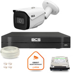 BCS Line IP CCTV Kit 1x Kamera BCS-L-TIP25FSR5-Ai1 DVR mit 1TB HDD