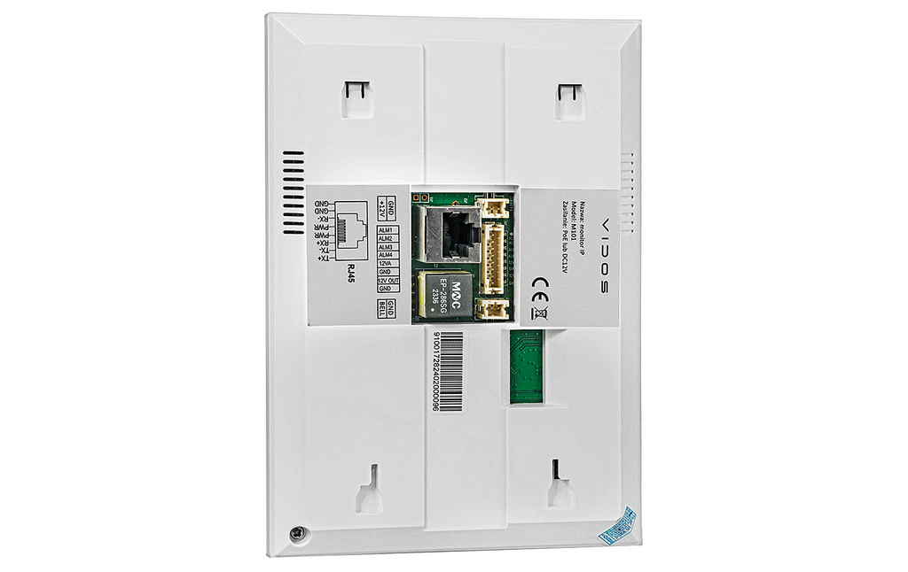 Vidos IPX M101 video door entry monitor with advanced communication features