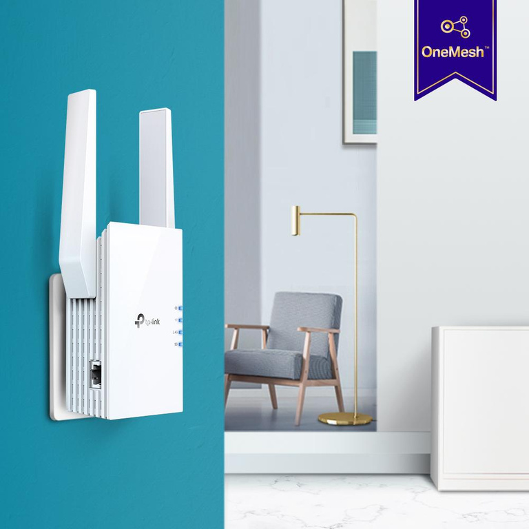 Répéteur TP-Link RE605X - Booster de signal Wi-Fi 6 Dual Band