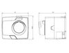 ARM 703 Attuatore elettrico ProClick, a 2 punti, 230 V CA, 12 s, 6 Nm