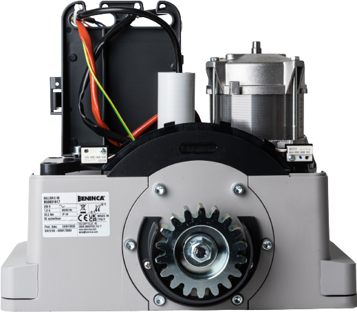 Sada Beninca KBULL6M.S.PM 9B 230V - automatický pohon posuvné brány do 500 kg s fotobuňkami a dálkovým ovládáním