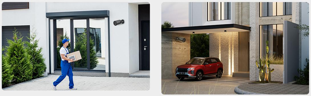 Ezviz BC1c 4K 8MPx IP camera - wireless și de înaltă rezoluție