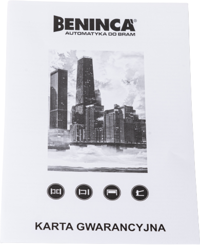 Set Beninca KBULL6M.S.PM 9B 230V - operator automat pentru porți glisante până la 500 kg cu fotocelule și telecomandă