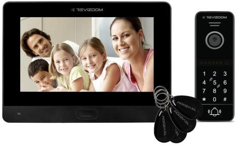 Portier vidéo REVIZOOM RM-T471HD BLACK/RC-411HD-CK