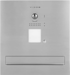 Vidos DUO S1201A-SKM cassetta per le lettere con videocitofono da parete in acciaio inox
