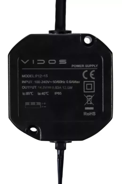 Switchat nätaggregat P12/15 med stabiliserad uteffekt