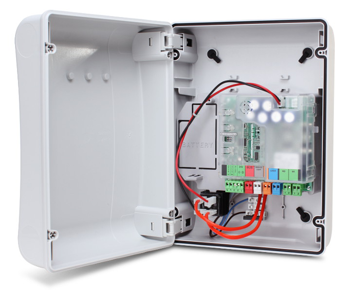Pratico kit 24V - FAAC S418 per cancelli a due ante da 5,4 m