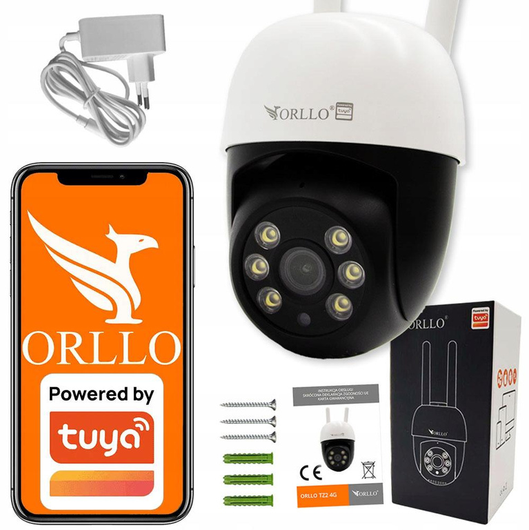 Orllo TZ2 PRO 4G 4Mpx Caméra IP