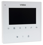 Monitor wideodomofon VIDOS M1022W-2 panel wewnętrzny interkom obsługa 4 stacji ekran LCD TFT 4,3"