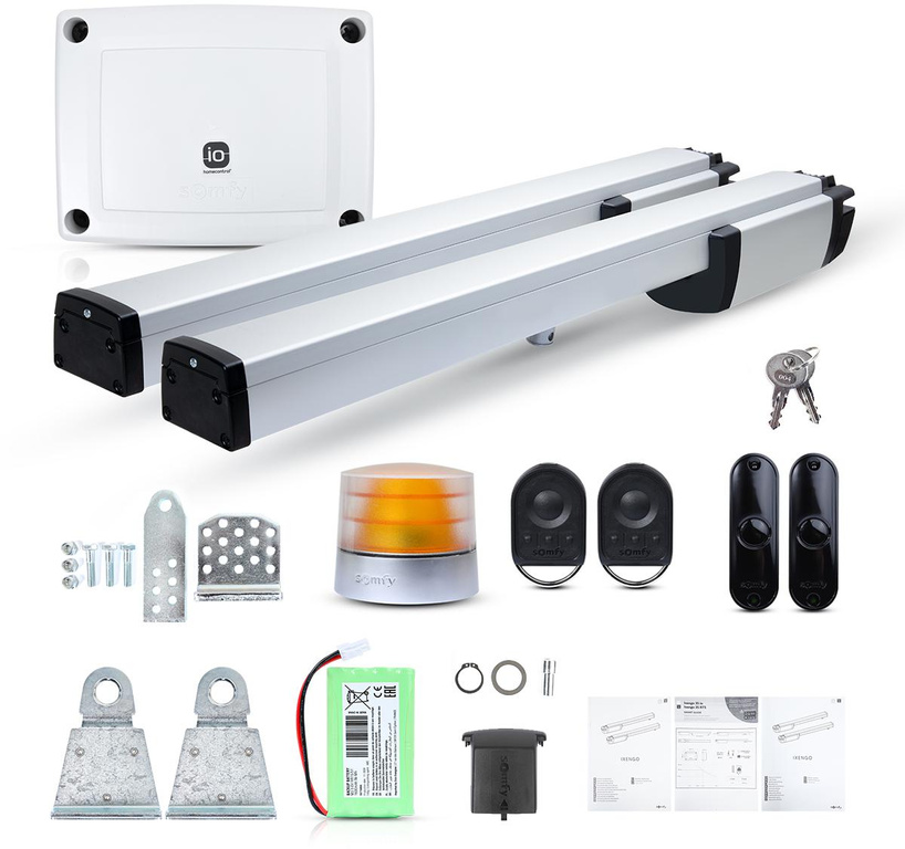 Somfy Ixengo L 24V IO Comfort Pack for 8m double-leaf gates