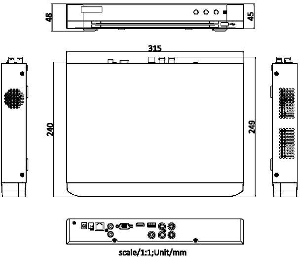 HIKVISION iDS-7204HQHI-M1/XT 5W1 RECORDER