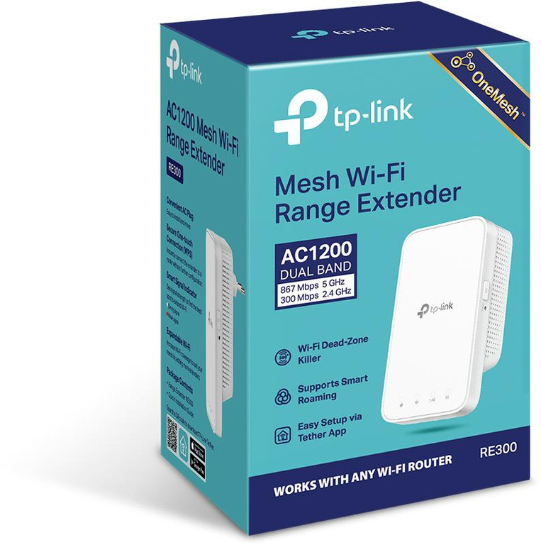 TP-Link RE300 Wi-Fi AC1200 Mesh Repeater