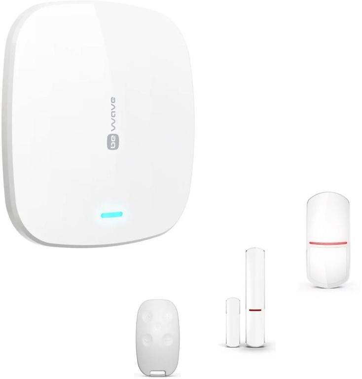 SATEL BE WAVE KIT 1 Smart HUB, détecteur de mouvement, détecteur universel, télécommande