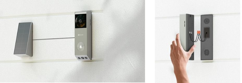 Portar video cu baterie Ezviz EP3X 3MP 2MP