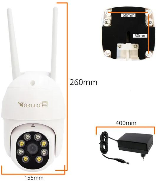 Orllo TZ5 outdoor 5Mpx 4G SIM Tuya IP Camera