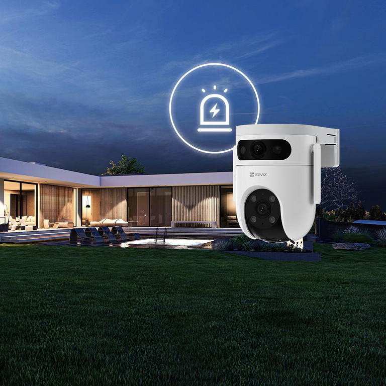 Cameră IP EZVIZ H9C cu rezoluție de 5MP+5MP