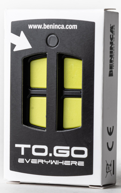 Dálkové ovládání Beninca TO.GO4VA - 4kanálové (až 9 kanálů v režimu ARC) - 433,92 MHz, ARC/HCS