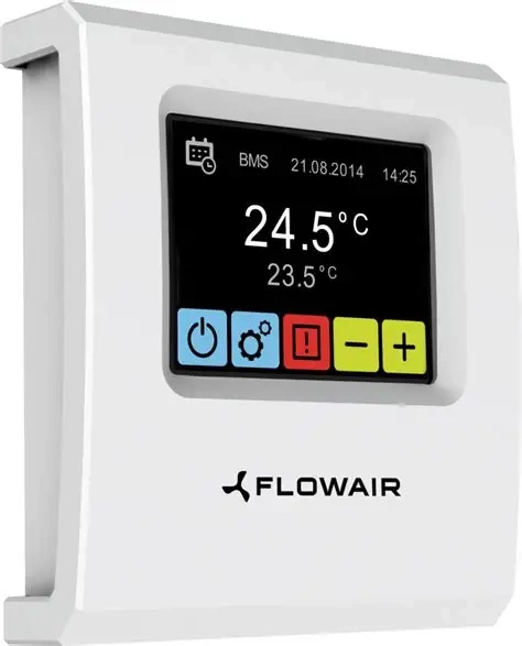 Flowair T-Box Zone - Controlador táctil Modbus BMS inteligente para hasta 31 zonas HVAC 24V