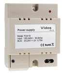 Zasilacz systemowy wideodomofonowy VIDOS P24/18 moduł DIN zasilanie 1 monitor 1 stacja 24 V 0,75 A