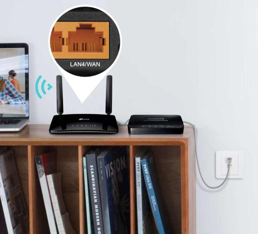 Router TP-Link MR6400 4G LTE Wireless Dual Band