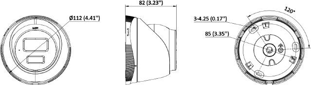 Hilook by Hikvision Caméra IP dôme 6MP IPCAM-T6-30DL