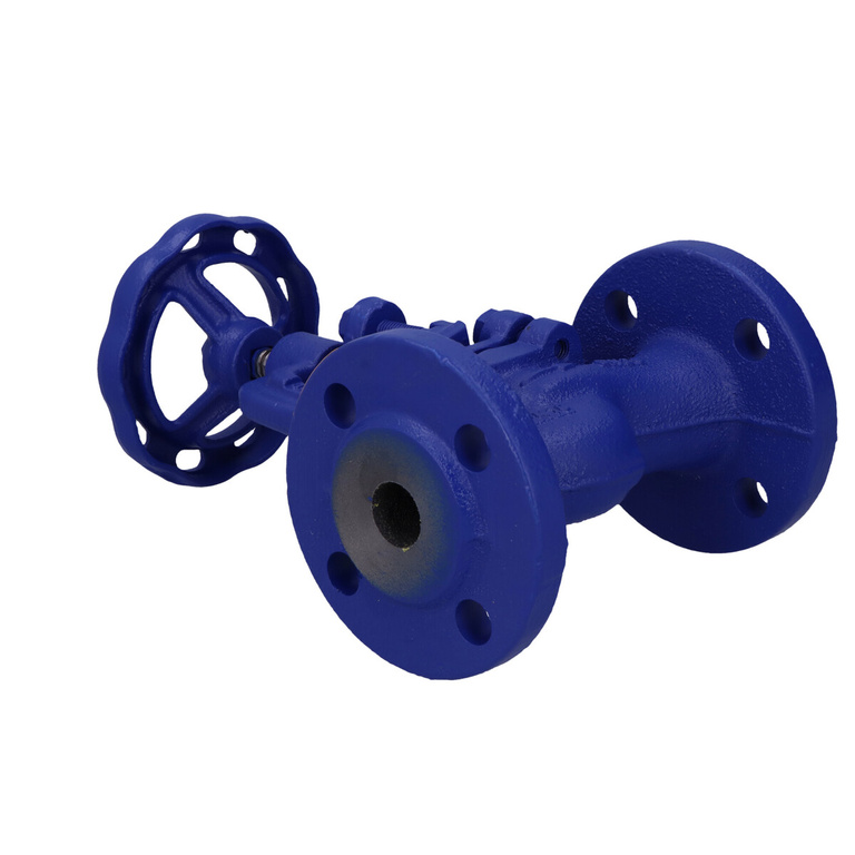 Stopbolkraan zGLO Fig. 215 DN20 PN16 grijs gietijzer EN-GJL-250 uitvoering 01 spindel- en klepverbinding deelbare schroefbare klepstang