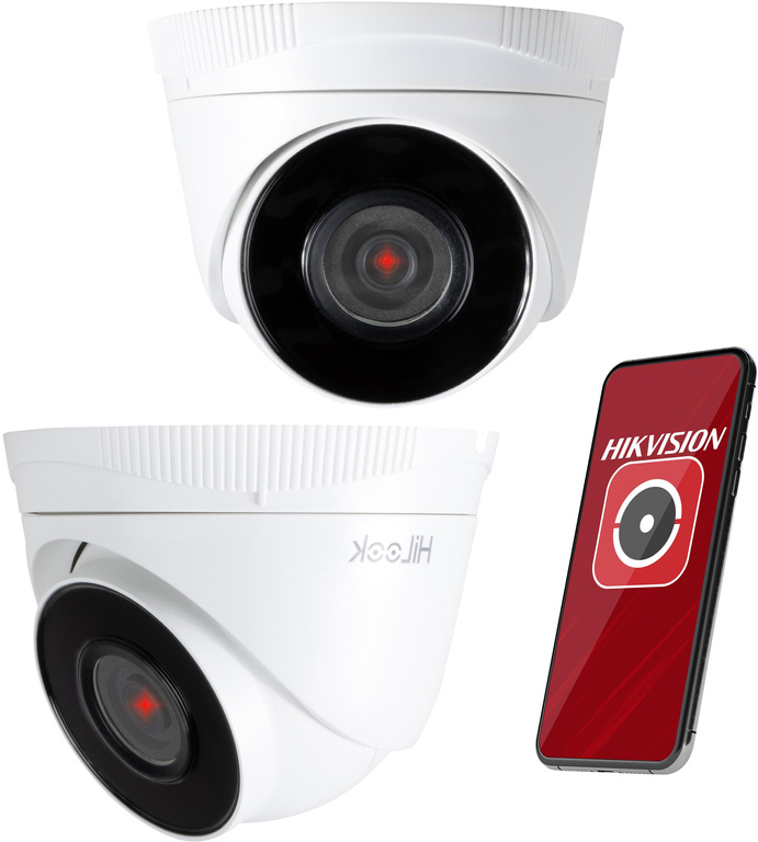 Hilook by Hikvision Caméra dôme IP 2MP IPCAM-T2 2.8 mm