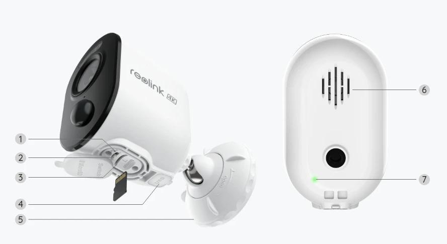 Reolink Argus B350 wiederaufladbare 8MPx Wi-Fi IP Kamera