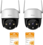 Set de 2 camere IP Imou Cruiser 2C 3MP cu serviciu Imou Protect