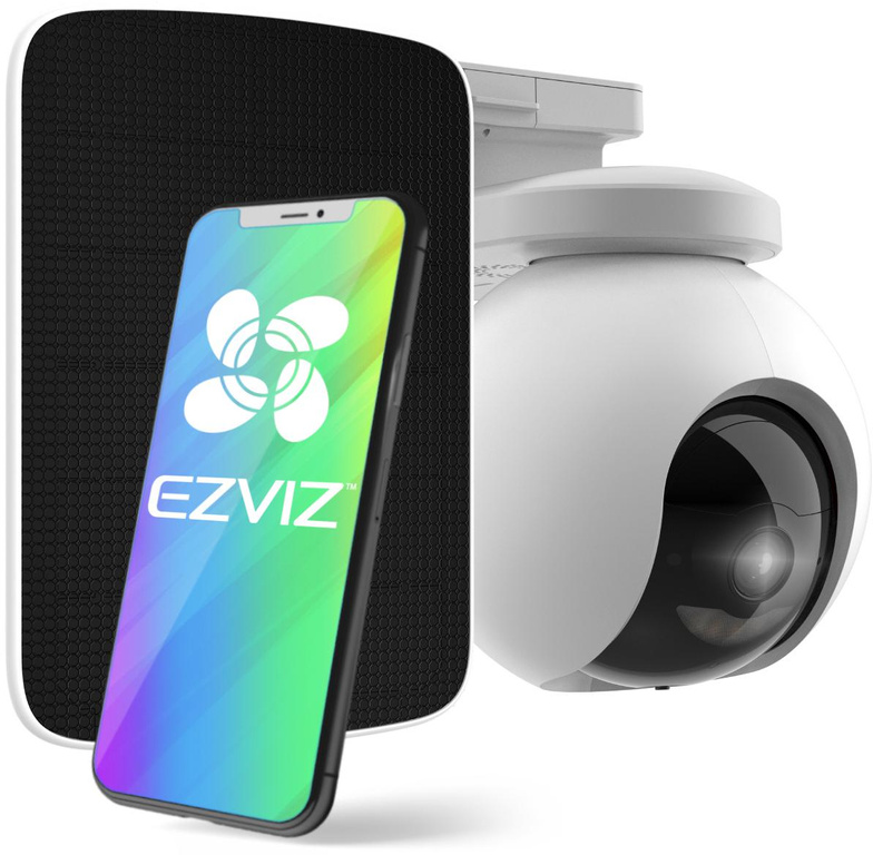 EZVIZ HB8 Caméra sans fil 2K+ (4MP) + Panneau solaire