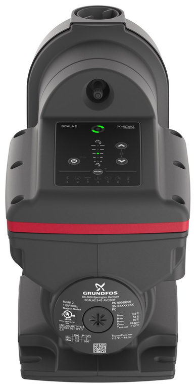 GRUNDFOS SCALA2 3-45 AKCCDE 1X200-240V 50/60HZ hydroforové čerpadlo model 2: 44 dB